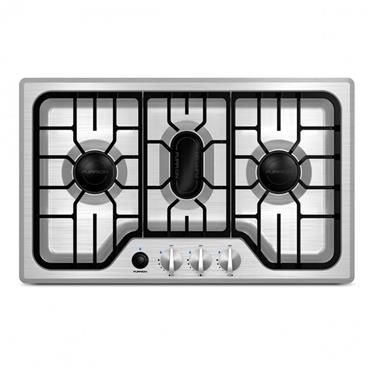 Furrion FGH4ZSA-SS 3 Burner Stainless Steel Gas Cooktop Chef Collection