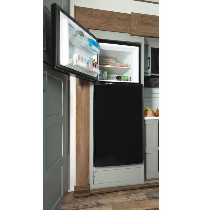 Ge Appliances 9.8 Cu. Ft. 12 Volt DC Power Top-Freezer Refrigerator-Black