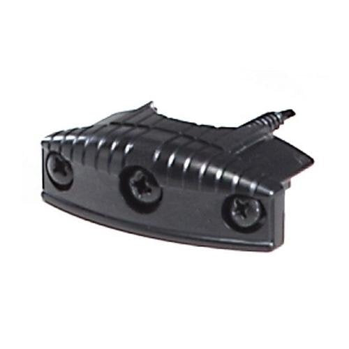 Stromberg Carlson 8540-CP, Replacement Black End Cap with 3 Screw Holes and Screws, Pack of 50 pcs