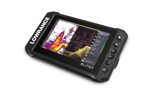 Lowrance Elite FS 7 Fish Finder with Active Imaging 3-in-1 Transducer, Preloaded C-MAP Contour+ Charts