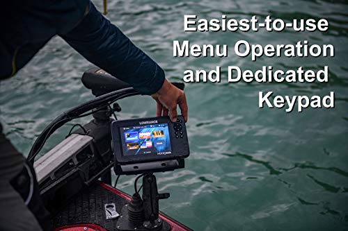 Lowrance HOOK Reveal 5 Inch Fish Finders with Transducer, Plus Optional Preloaded Maps