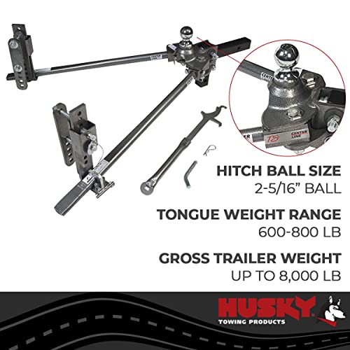 Husky 32217 Center Line TS with Spring Bars - 600 lb. to 800 lb. Tongue Weight Capacity (2-5/16" Ball)