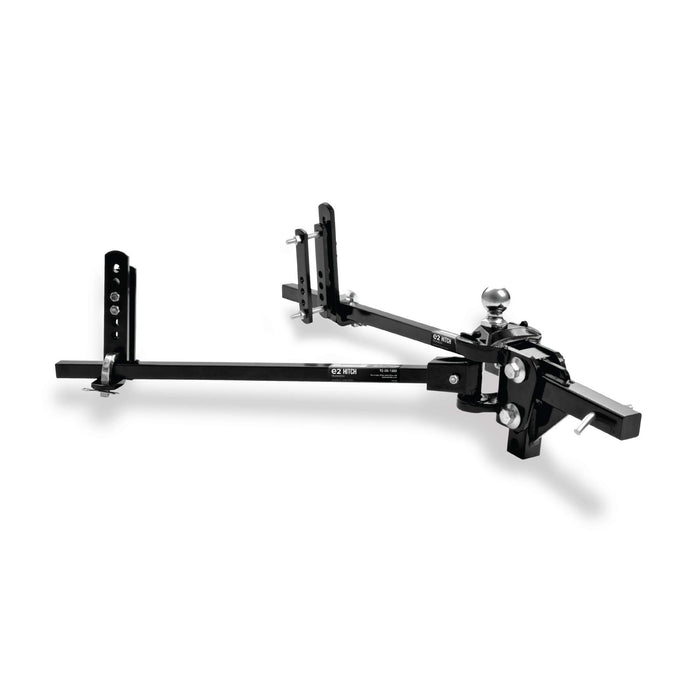 Fastway e2 2-Point Sway Control Trunnion Hitch, 92-00-1000, 10,000 Lbs Trailer Weight Rating, 1,000 Lbs Tongue Weight Rating, Weight Distribution Kit Includes Standard Hitch Shank, Ball NOT Included