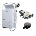 Eccotemp L5 Portable Tankless Water Heater & Flojet 2.9 GPM Water Pump & Flojet Strainer (Bundle) -  Free Shipping