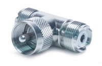 T Connector - PL-259 to (2) SO-239